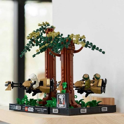 LEGO - Star Wars - Diorama Speeders en Endor con mini figuras de Star Wars 75353