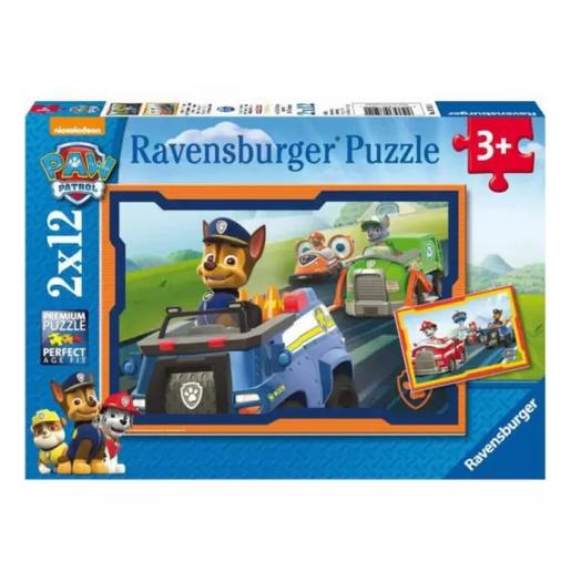Ravensburger - Patrulha pata - 2 puzzles 12 peças