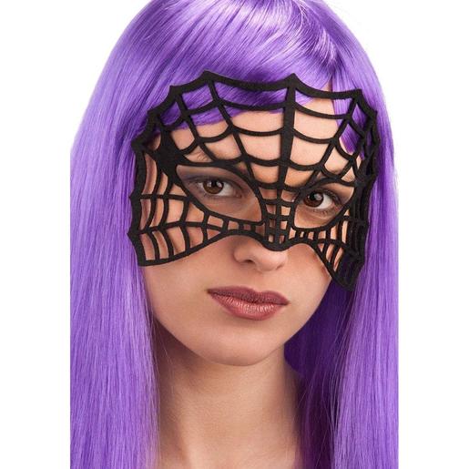 Máscara de Halloween de teia de aranha