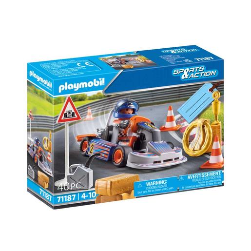 Playmobil - Kart de corridas Playmobil Desporto & Ação 71187 ㅤ