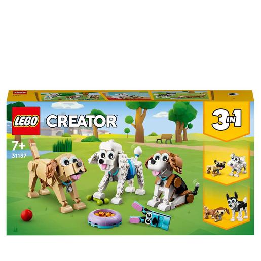 LEGO - Lego Creator 3 em 1 variedade de cães fofos, 31137