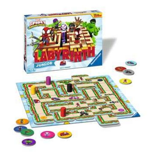 Ravensburger - Juego de mesa Junior Labyrinth Spidey & Friends ㅤ