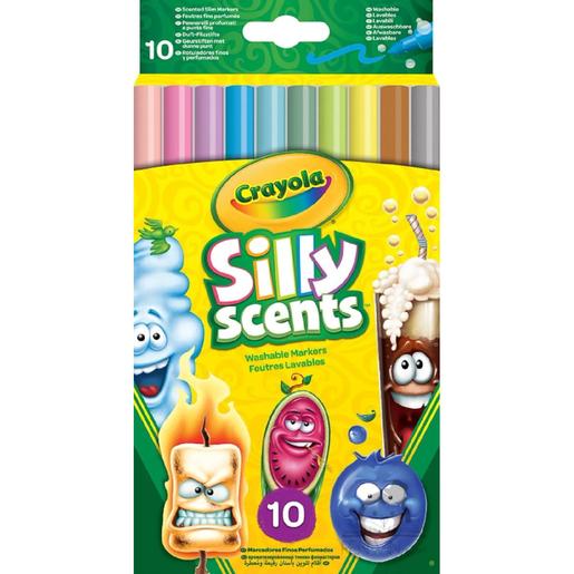 Crayola - Marcadores laváveis multicoloridos, conjunto de 10 unidades ㅤ