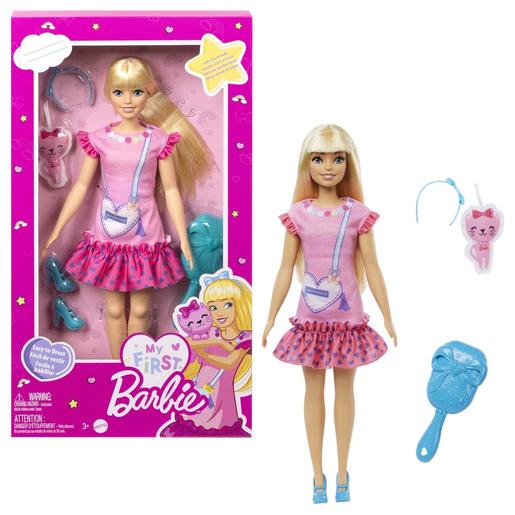 Barbie - Muñeca Barbie rubia de 34 cm con cuerpo blandito y accesorios ㅤ