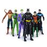 DC Comics - Batman - Paquete de 6 figuras de acción de 30 cm: Batman, Robin, Nightwing, Joker, Riddler y Copperhead ㅤ