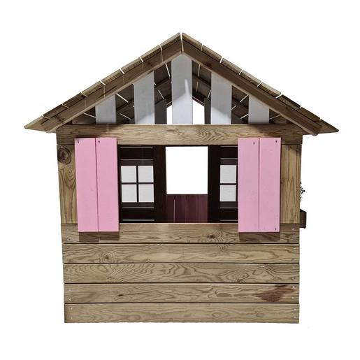 Casa de brincar de madeira Lollipop Rosa