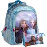 Disney - Frozen - Mochila filme efeito 5d com bolso e porta-tudo Frozen