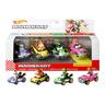 Hot Wheels - Pack 4 veículos Mario Kart (Vários modelos)