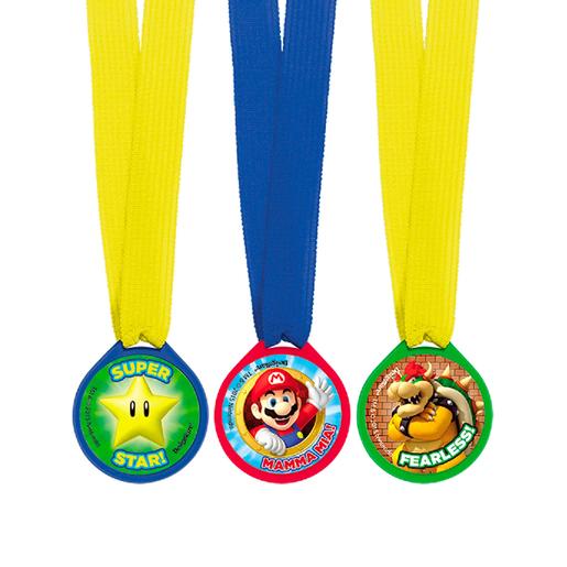 Super Mario - Pack 12 Medalhas (vários modelos)