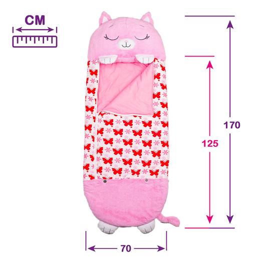 Dormi Loucos - Peluche gato rosa grande