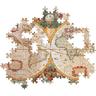 Clementoni - Puzzle de 1000 peças com Mapa antigo, fabricado na Itália ㅤ