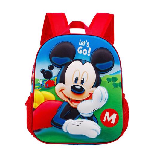 Mickey Mouse - Mochila pequeña 3D Let's Go