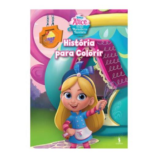 Alice na sua Maravilhosa Pastelaria: História para Colorir (edición en portugués)