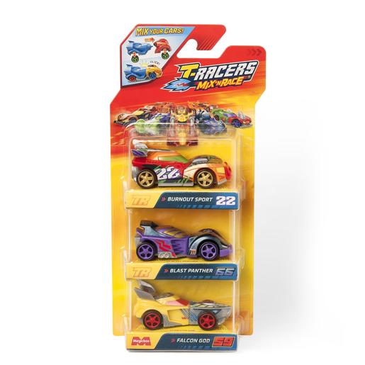 T-Racers Mix Race Veículos Carrera Mixta Pack 3 (Vários modelos) ㅤ