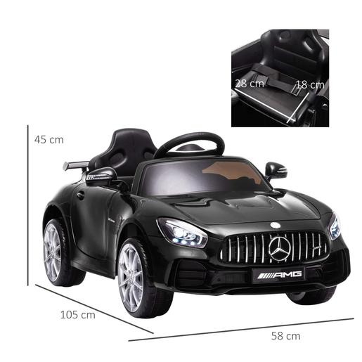 Homcom - Carro infantil elétrico - Mercedes GTR preto