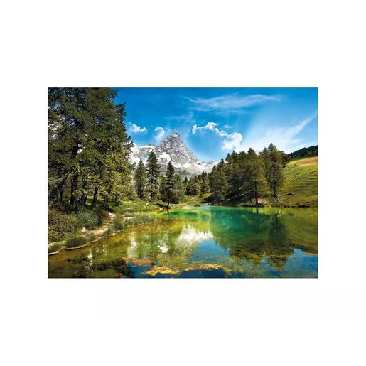 Clementoni - Puzzle 1500 peças paisagem do Lago Azul ㅤ