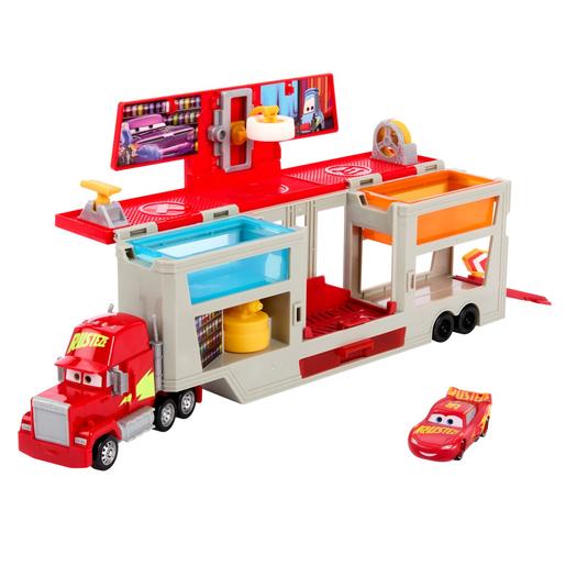 Disney - Cars - Camião oficina muda cor conjunto de brinquedos ㅤ