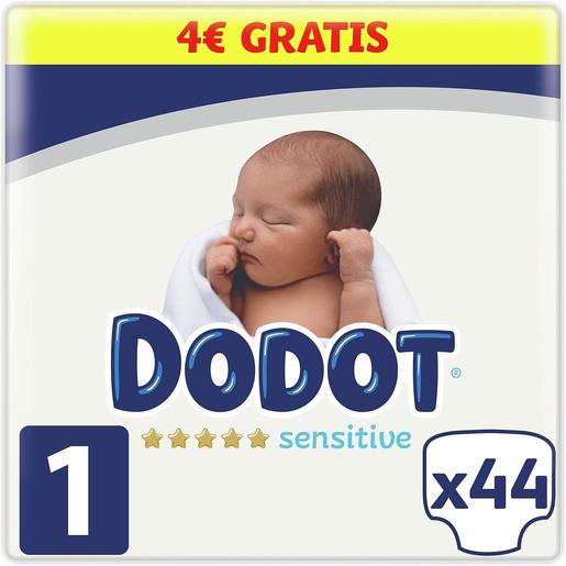 Dodot - Fraldas Sensitive para Recém-Nascido Pack 44 Unidades ㅤ