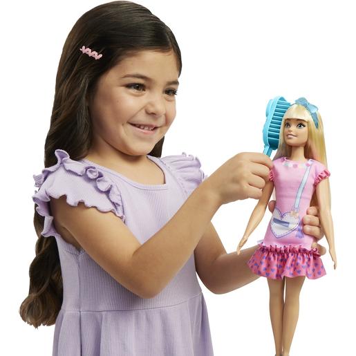 Barbie - Muñeca Barbie rubia de 34 cm con cuerpo blandito y accesorios ㅤ