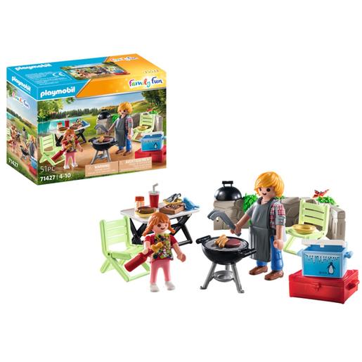 Playmobil - Diversão Familiar Set de Camping com Churrasco ㅤ