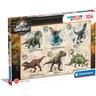 Clementoni - Jurassic World - Puzzle infantil de 104 peças: Mundo Jurássico ㅤ
