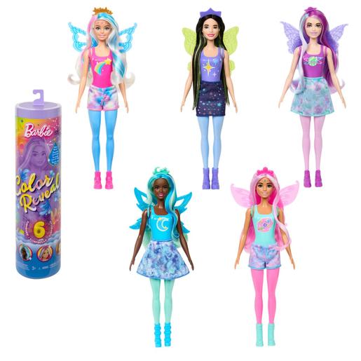 Barbie - Color reveal Galaxia arco-íris (Vários modelos) ㅤ