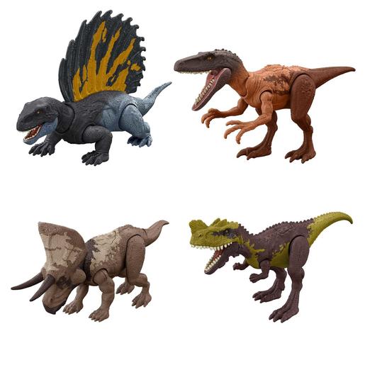 Mattel - Jurassic World - Figura dinossauro ataque letal Jurassic World (Vários modelos) ㅤ