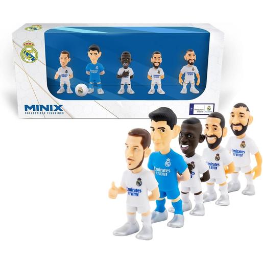 Real Madrid CF - Pack de 5 miniaturas de jogadores do Real Madrid CF de 7 cm ㅤ