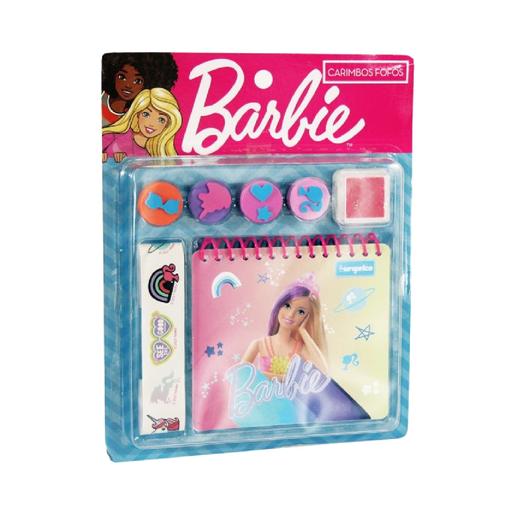 Barbie - Caderno com carimbos