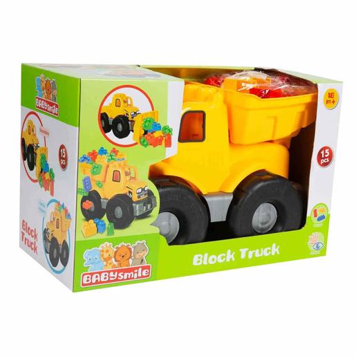Baby Smile - Camión con bloques de construcción