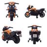 Homcom - Motocicleta infantil elétrica preta e laranja