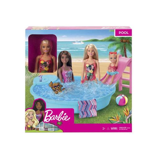 Barbie - Piscina com escorrega