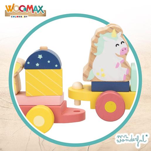 Woomax - Comboio fantasía de madeira - Mr Wonderful