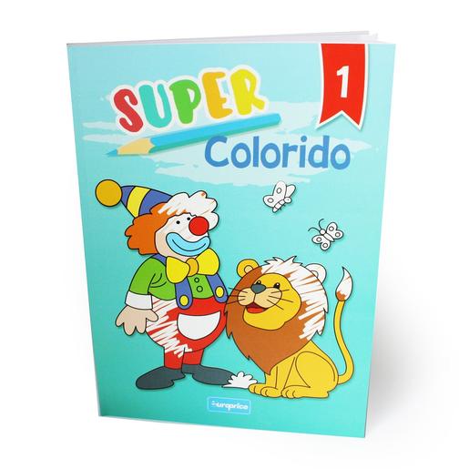 Super colorido - Livro de colorir (vários modelos)