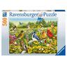 Ravensburger - Pájaros en el prado - Puzzle 500 piezas