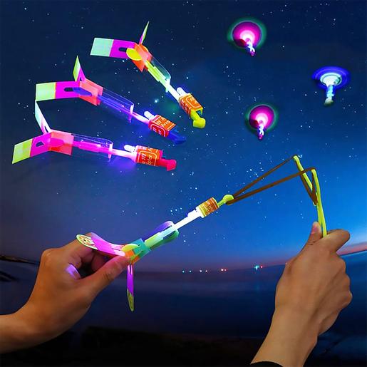 Brinquedo voador com LED (várias cores)