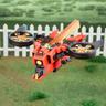 Hasbro - Transformers - Figura Transformers Earthspark Terran Twitch Classe Deluxe de 12 cm ㅤ
