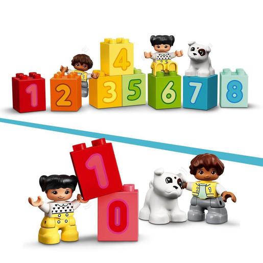 LEGO DUPLO - Comboio dos números: aprender a contar - 10954