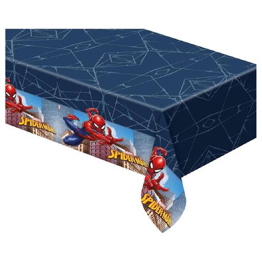 Spider-Man - Toalha de mesa azul e vermelha de plástico