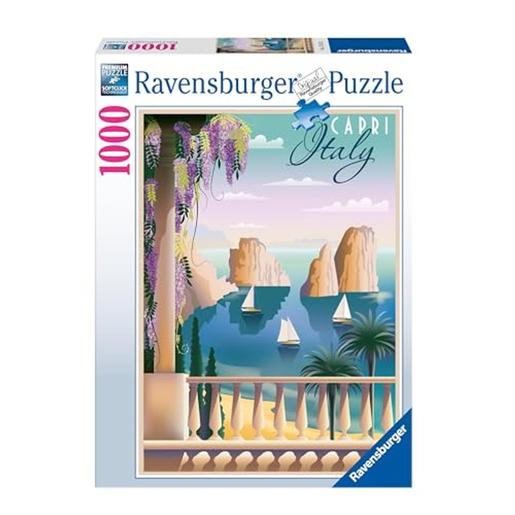 Ravensburger - Puzzle para Adultos Saudações de Capri 1000 Peças ㅤ