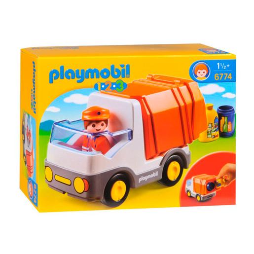 Playmobil 1.2.3 - Camión de Basura - 6774