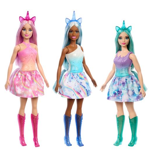 Barbie - Boneca Barbie unicórnio (varios modelos)ㅤ