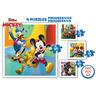 Educa Borrás - Pack 4 puzzles progressivos Mickey and Friends
