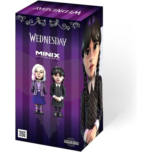 Bandai - Figura colecionável Wednesday Addams 12cm para fãs de TV ㅤ