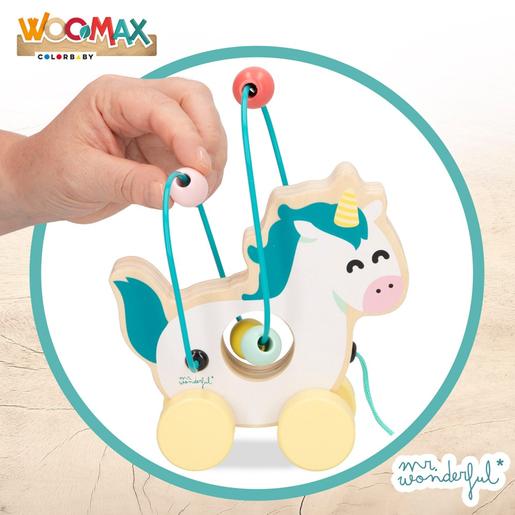 Woomax - Unicornio para puxar de madeira - Mr Wonderful