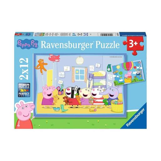 Ravensburger - Porquinha Peppa - Pack 2 puzzles 12 peças