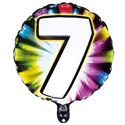 Balão LED helio número 7