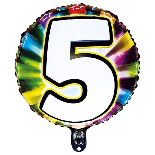 Balão LED helio número 5