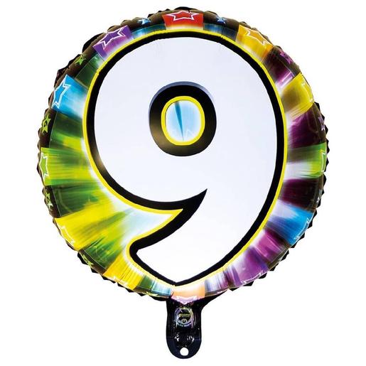 Balão LED helio número 9