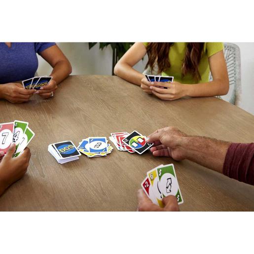 Mattel - Jogo de cartas Dois segunda edição familiar de mesa ㅤ